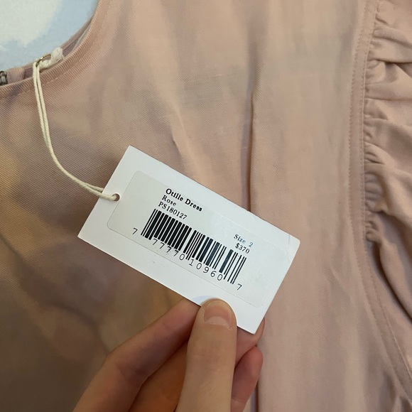 NWT Ulla Johnson Otille Dress Lace Up Front Pink Size 2 - Picture 7 of 13